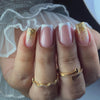 12 Sizes-24 Pcs Press On Nails JP2717