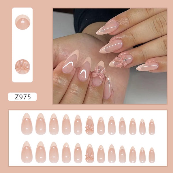 12 Sizes-24 Pcs Press On Nails Z975