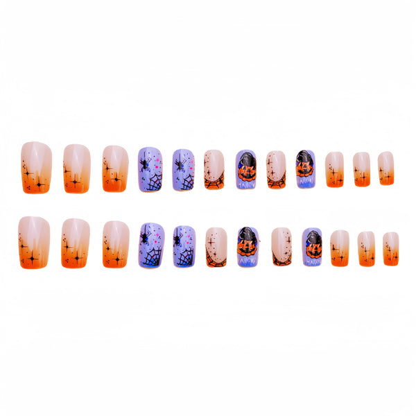 12 Sizes-24 Pcs Press On Nails Y157