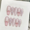 12 Sizes-24 Pcs Press On Nails Z1315