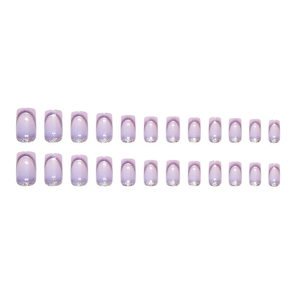 12 Sizes-24 Pcs Press On Nails W1797