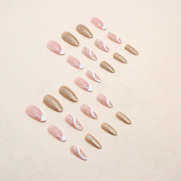 12 Sizes-24 Pcs Press On Nails W359