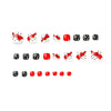 12 Sizes-24 Pcs Press On Nails JP1639