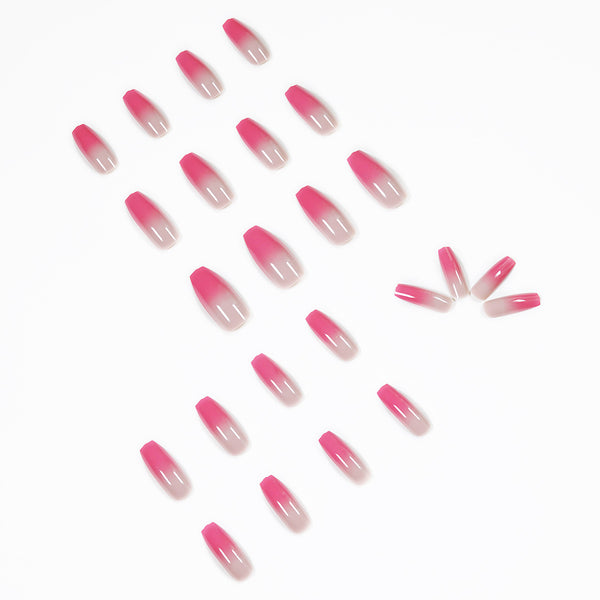 12 Sizes-24 Pcs Press On Nails JP1015