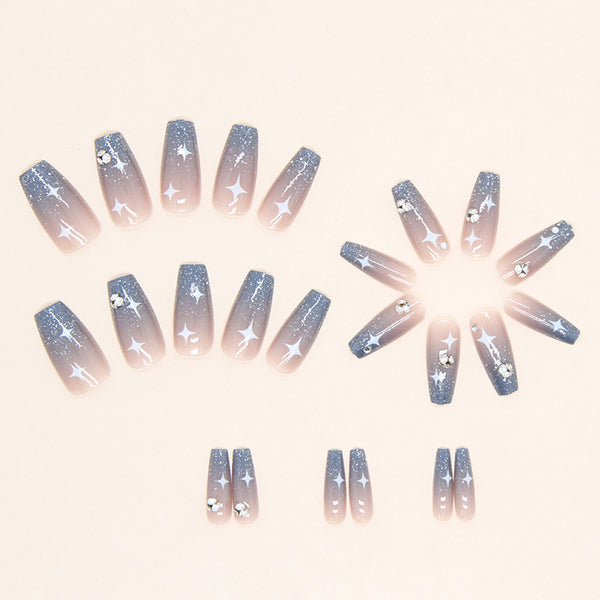 12 Sizes-24 Pcs Press On Nails Z662
