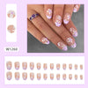 12 Sizes-24 Pcs Press On Nails W1260