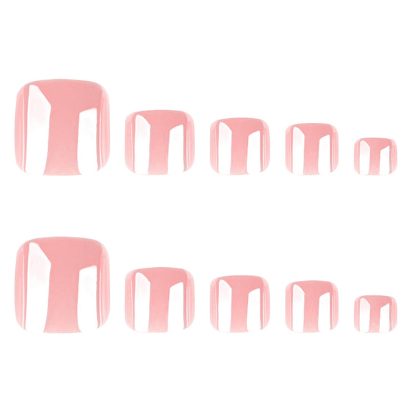 12 Sizes-24 Pcs Press On Nails JP4240