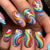 12 Sizes-24 Pcs Press On Nails Y720