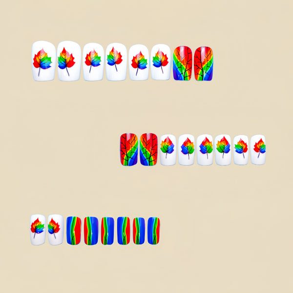 12 Sizes-24 Pcs Press On Nails Y554