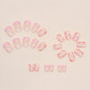12 Sizes-24 Pcs Press On Nails W848