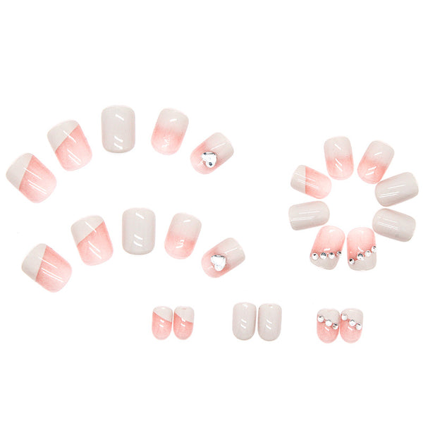 12 Sizes-24 Pcs Press On Nails Z253