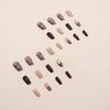 12 Sizes-24 Pcs Press On Nails Z533