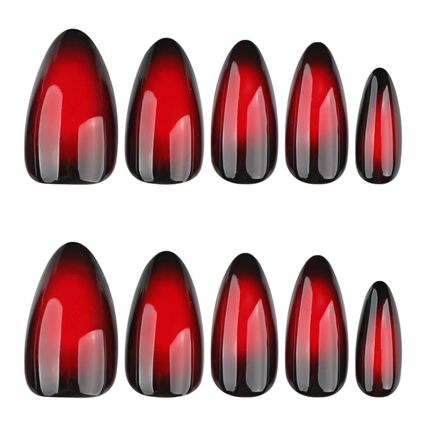 12 Sizes-24 Pcs Press On Nails JP4132