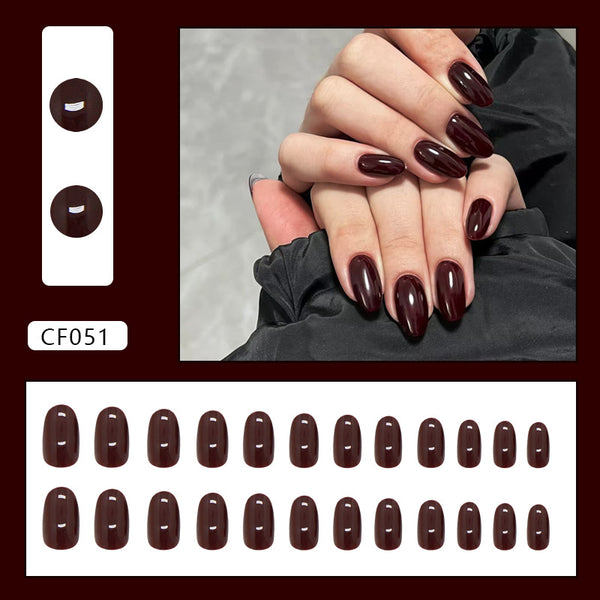 12 Sizes-24 PcsPress On Nails Cf051