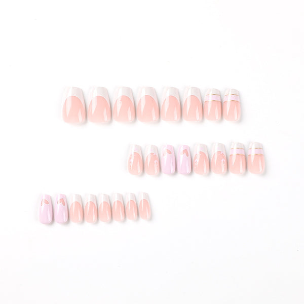 12 Sizes-24 Pcs Press On Nails JP2368