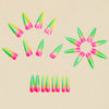 12 Sizes-24 Pcs Press On Nails Y1450