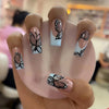 12 Sizes-24 Pcs Press On Nails W491