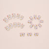 12 Sizes-24 Pcs Press On Nails W2018