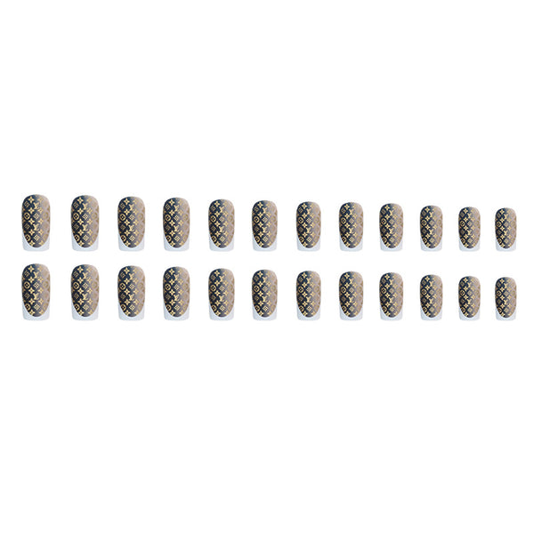 12 Sizes-24 Pcs Press On Nails W810