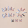 12 Sizes-24 Pcs Press On Nails W1827