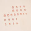 12 Sizes-24 Pcs Press On Nails W1495