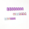 12 Sizes-24 Pcs Press On Nails JP2393