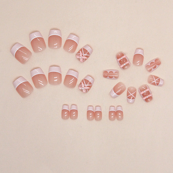 12 Sizes-24 Pcs Press On Nails Z771