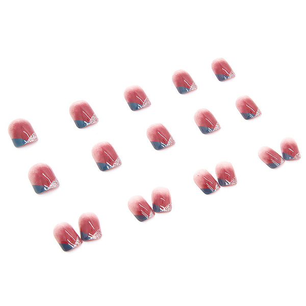12 Sizes-24 Pcs Press On Nails R404