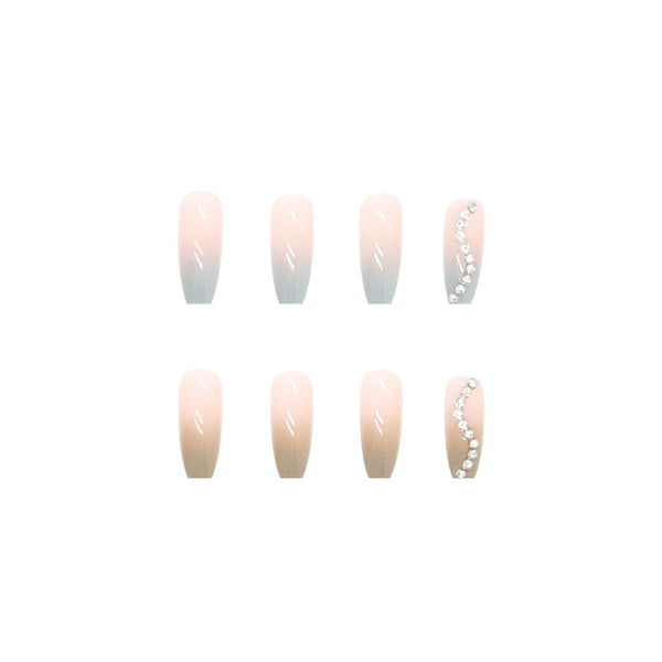 12 Sizes-24 Pcs Press On Nails Z444