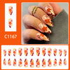 12 Sizes-24 Pcs Press On Nails C1167