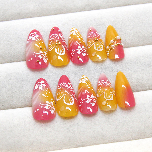 12 Sizes-24 Pcs Press On Nails Z971