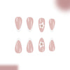12 Sizes-24 Pcs Press On Nails C1083