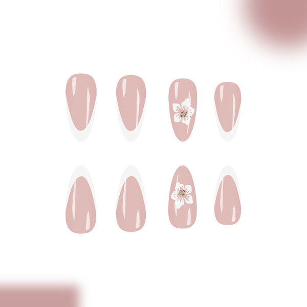 12 Sizes-24 Pcs Press On Nails C1083