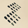 12 Sizes-24 Pcs Press On Nails Y012
