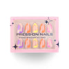 Glamhalo Premiere 30pcs Press On Nails – Eco-Friendly Perfect Fit - GD27