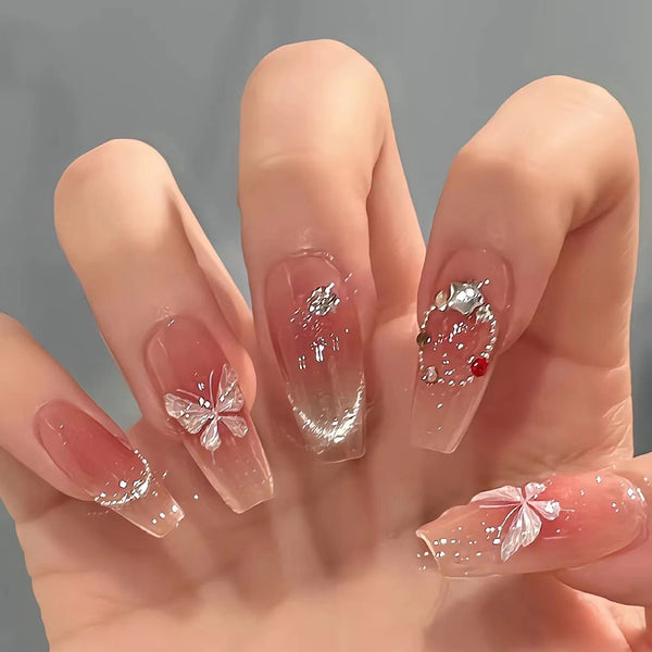 12 Sizes-24 Pcs Press On Nails nail-accessory