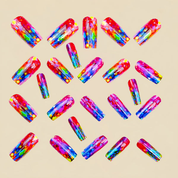 12 Sizes-24 Pcs Press On Nails Y1877