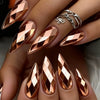 12 Sizes-24 Pcs Press On Nails Y1613