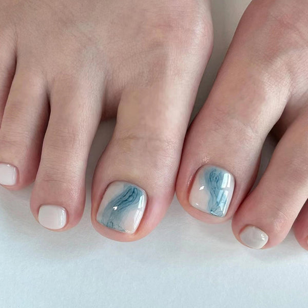 12 Sizes-24 Pcs Press On Nails F130