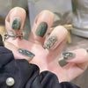 12 Sizes-24 Pcs Press On Nails R956