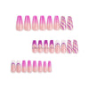 12 Sizes-24 Pcs Press On Nails JP3088