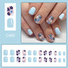 12 Sizes-24 Pcs Press On Nails C820