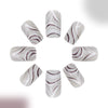 12 Sizes-24 Pcs Press On Nails C750