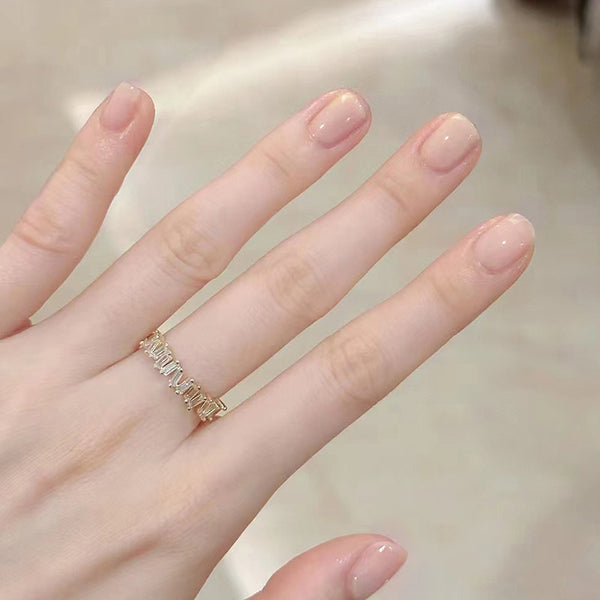 12 Sizes-24 Pcs Press On Nails CF034