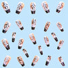 12 Sizes-24 Pcs Press On Nails Y428