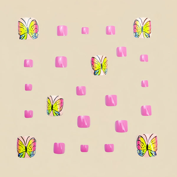 12 Sizes-24 Pcs Press On Nails Y960