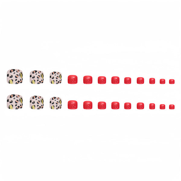 12 Sizes-24 Pcs Press On Nails Y035