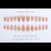 12 Sizes-24 Pcs Press On Nails FT-254
