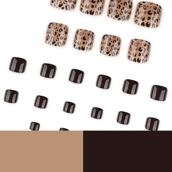 12 Sizes-24 Pcs Press On Nails JP4238