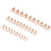 12 Sizes-24 Pcs Press On Nails JP4024